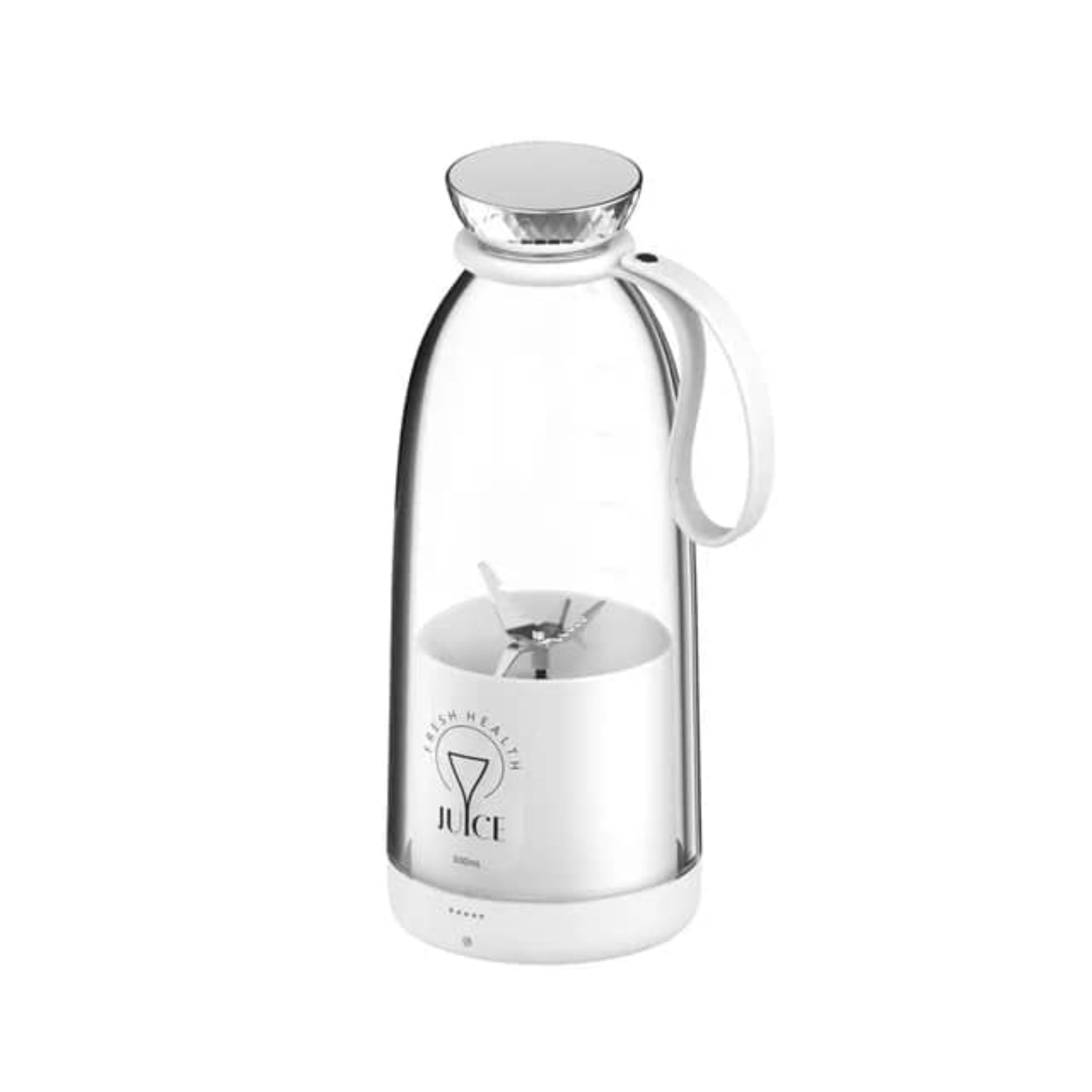 Fresh Juice bærbar blender 500ml i hvid – smart og nem at tage med.