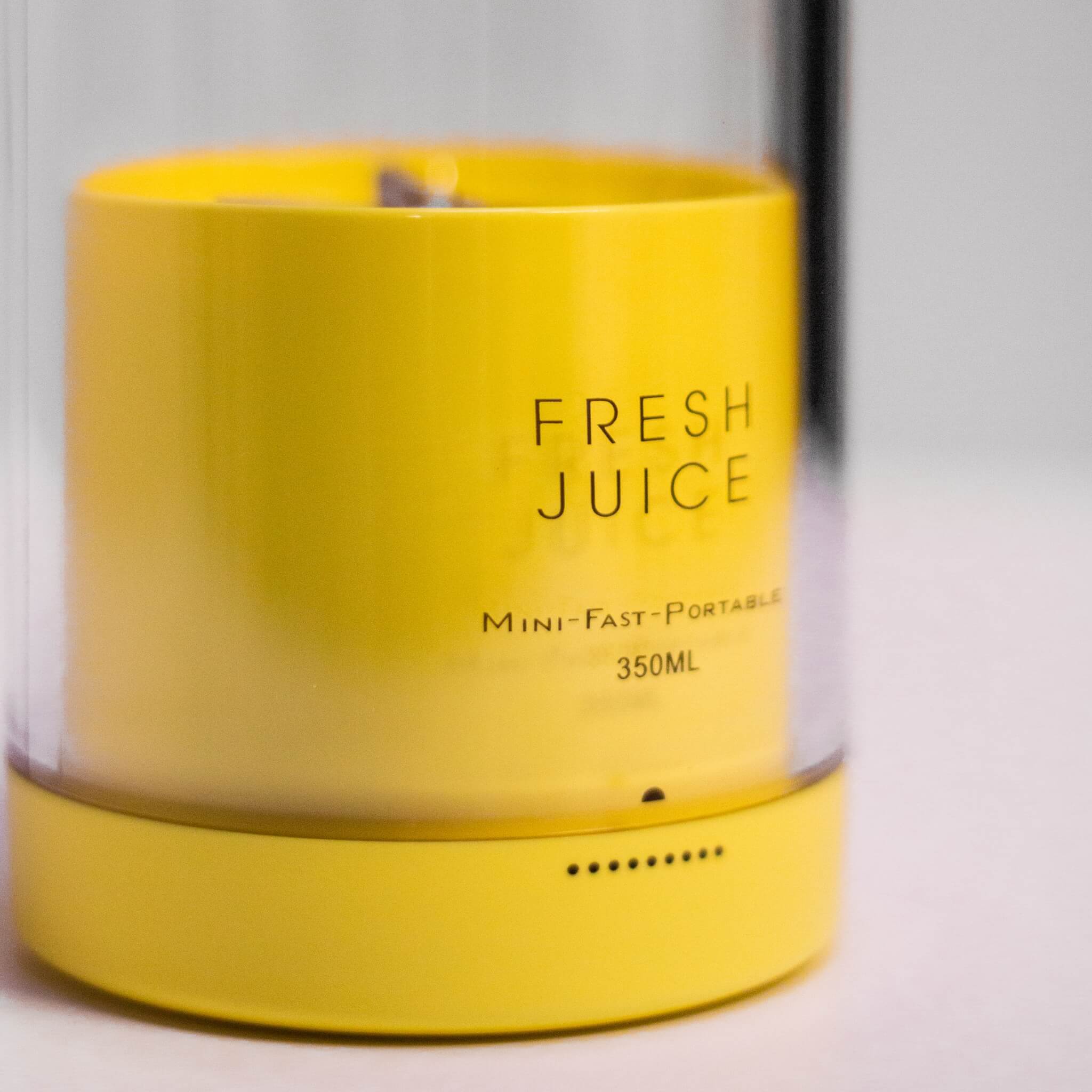 Fresh Juice 350 ml bærbar blender – let transportabel smoothie-blender til træning, arbejde og rejse