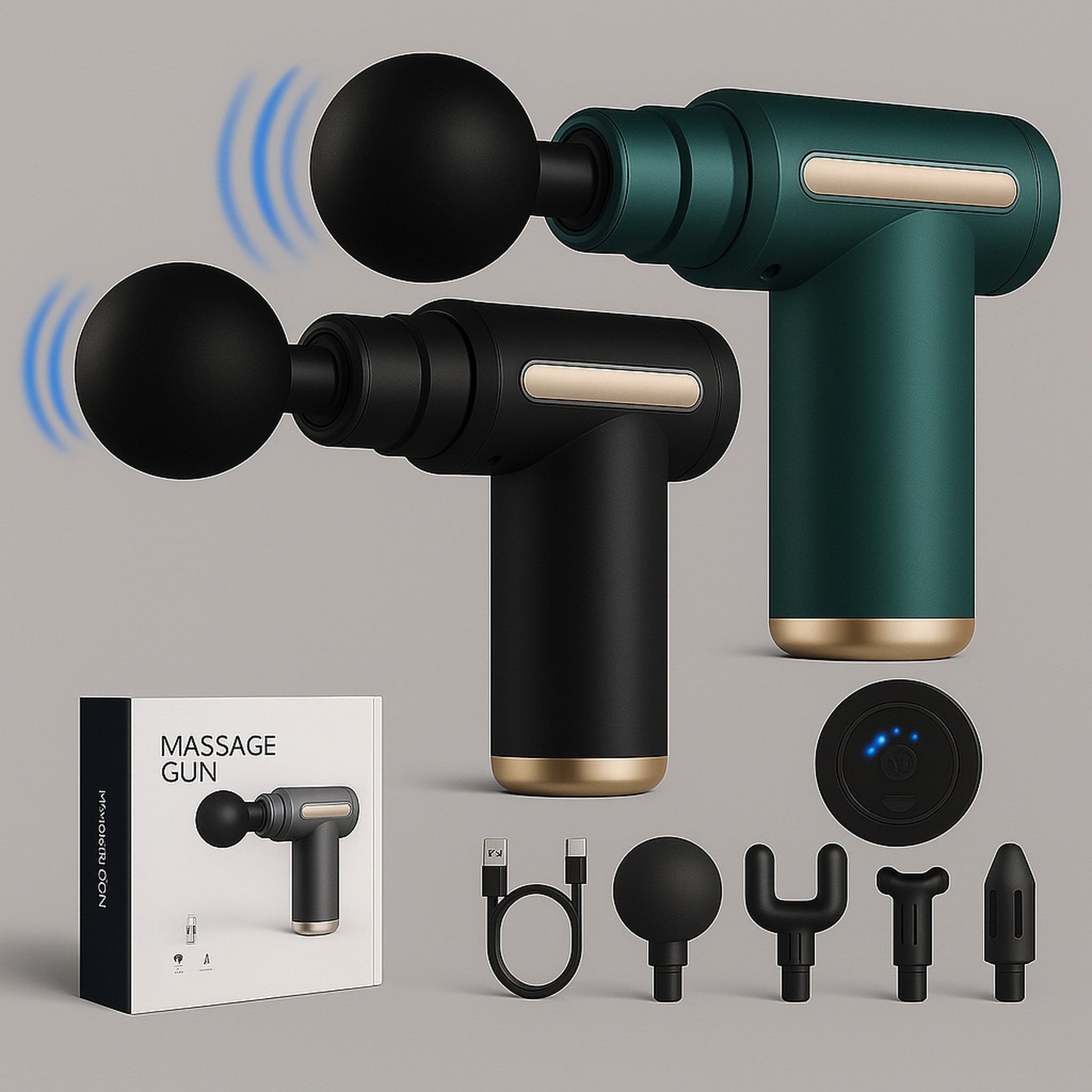 MySports Massagepistol Mini – kompakt design på størrelse med en smartphone